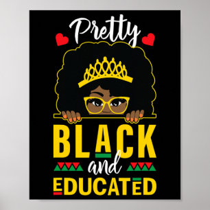 Poster Presente de Menina Negra Filha Sobrinha Bonita Neg