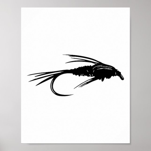 Poster Presente de Mosca de Pesca Pheasant Tail Nymph Eme (Frente)