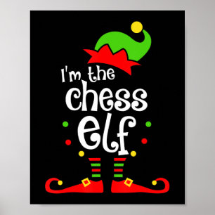 Poster presente de natal de amigo da família de elf xmas