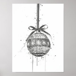 Poster Presente de Natal Enfeite de Natal