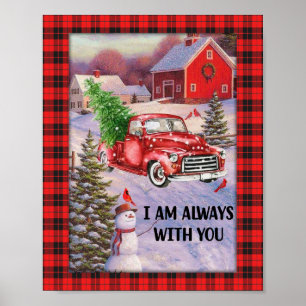 Poster Presente de Natal Eu Estou Sempre Com Você