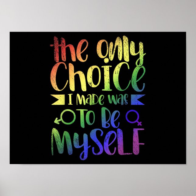 Poster Presente de Orgulho gay Mês para Igualdade de Dire (Frente)