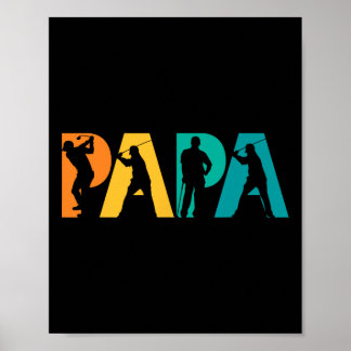 Poster Presente de Papa Golf para Pai