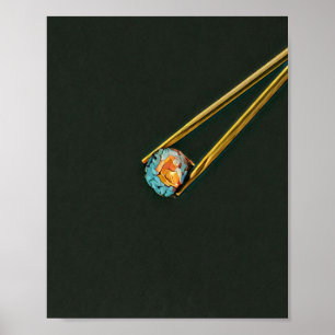 Poster presente de sushi legal