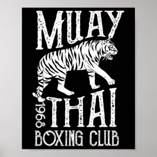 Poster Presente de Treinamento de MMA do Clube de Kickbox
