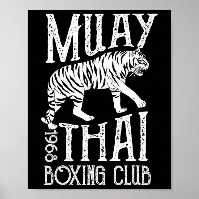 Poster Presente de Treinamento de MMA do Clube de Kickbox (Frente)