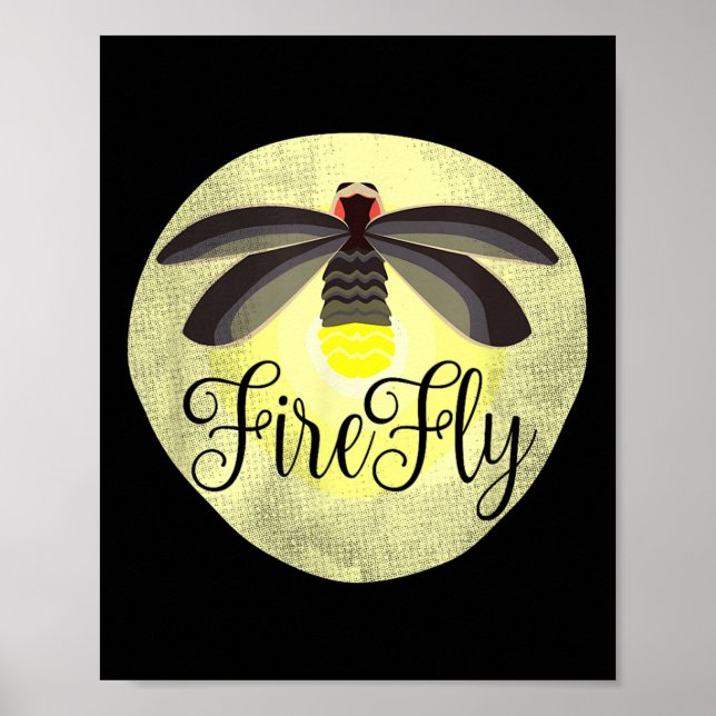 Poster Presente de Verão de Inseto de Firefly (Frente)