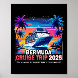 Poster Presente de Viagem de Cruzeiro pelas Bermudas 2025