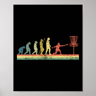 Poster Presente Divertido de Esportes de Disco de Golfe