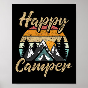 Poster Presente Divertido para Amante de Acampamento e Tr