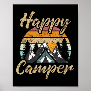 Poster Presente Divertido para Amante de Acampamento e Tr