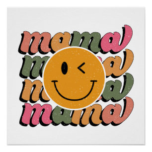 Pôster Presente do Dia das Mães Feliz Mamãe