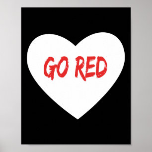 Poster Presente do Dia Vermelho do Mês da Doença Cardíaca