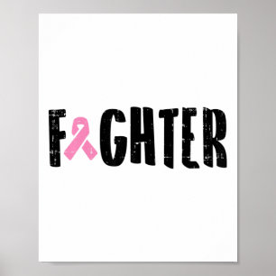 Poster Presente do guerreiro da consciência do Cancer de