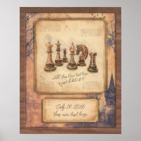Presente do jogador de arte Vintage Old Fashiked C