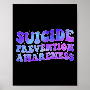 Poster Presente do Mês de Conscientização sobre Prevenção