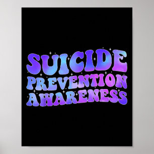 Poster Presente do Mês de Conscientização sobre Prevenção