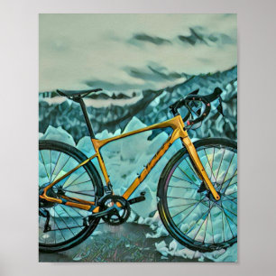 Poster Presente do touro de bicicleta