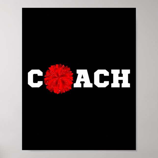 Poster Presente do Treinador de Torcida Cheerleading Chee (Frente)