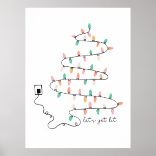 Poster Presente do Xmas que deixe cair