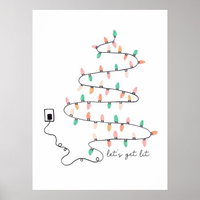 Poster Presente do Xmas que deixe cair (Frente)