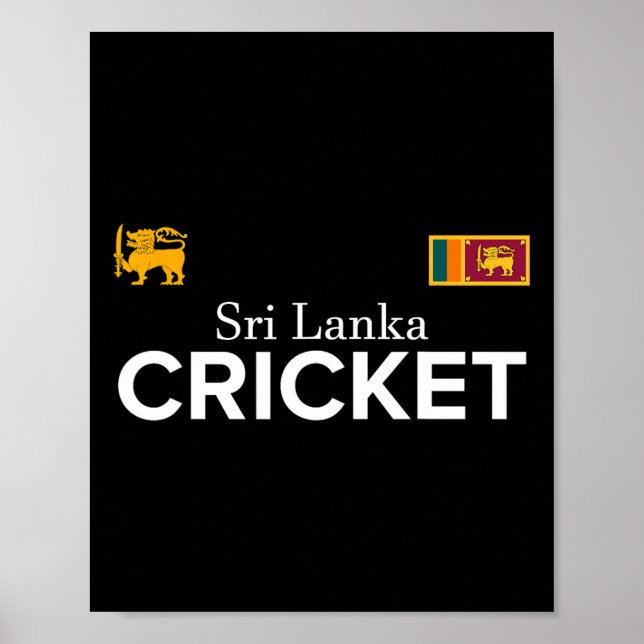 Poster Presente dos Melhores Fãs do Cricket Sri Lanka par (Frente)