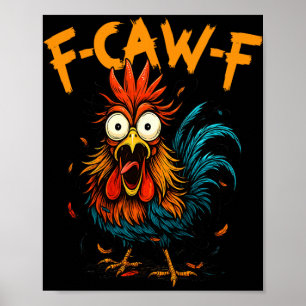Poster Presente engraçado da ideia do F-caw-f para o trab
