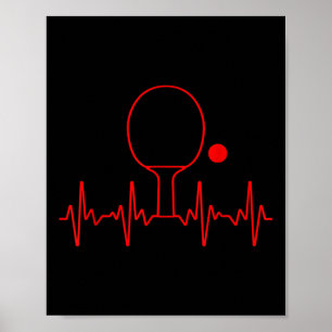 Poster Presente engraçado de Ping Pong para homens e mulh