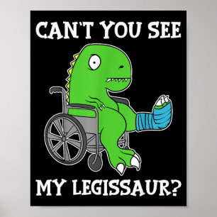 Poster Presente engraçado de recuperação de perna quebrad