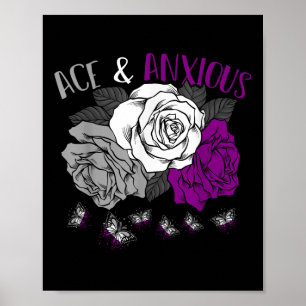 Poster Presente engraçado do Orgulho Lgbt Ace Aual Bandei