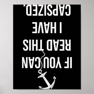 Poster Presente Engraçado para Amante de Vela Náutica