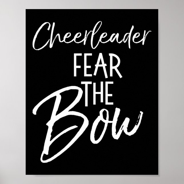 Poster Presente engraçado para equipe de cheer correspond (Frente)