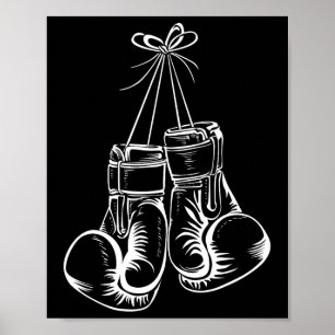 Poster Presente Engraçado Para Homens Luvas Boxin Boxin