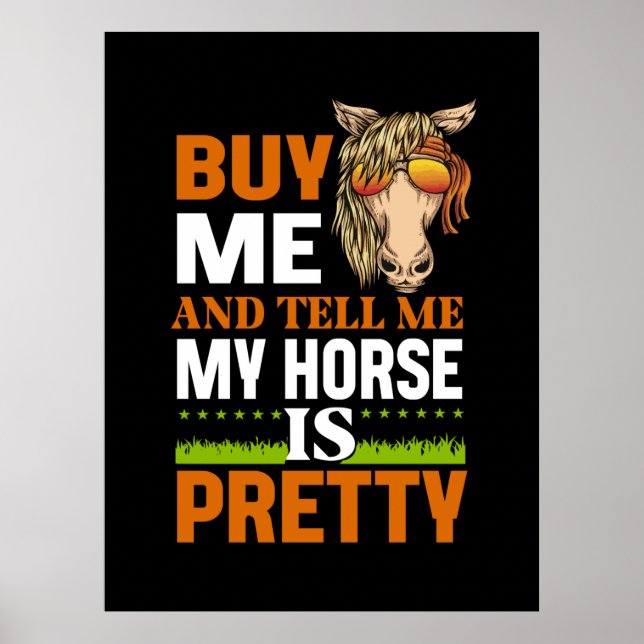 Poster Presente Equestre | Me Comprar E Me Diga (Frente)