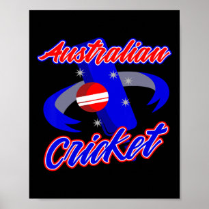 Poster Presente Esportivo Camisa de Jogador de Críquete d
