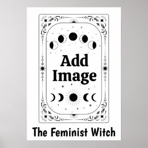Poster Presente Feminista do Tarot do Zodíaco Personaliza