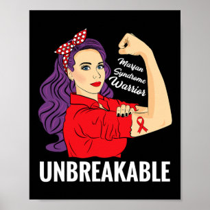 Poster Presente Guerreiro da Fita Vermelha de Conscientiz