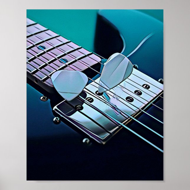 Poster presente guitarrista legal (Frente)