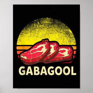 Poster Presente Italiano de Amante de Carne Gabagool Caco