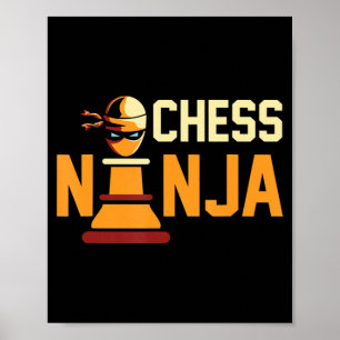 Poster Presente legal Chess Ninja Chess