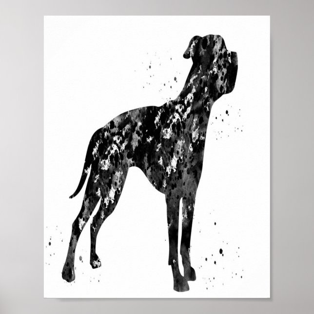 Poster Presente legal de Buldogue Americano | Presente do (Frente)