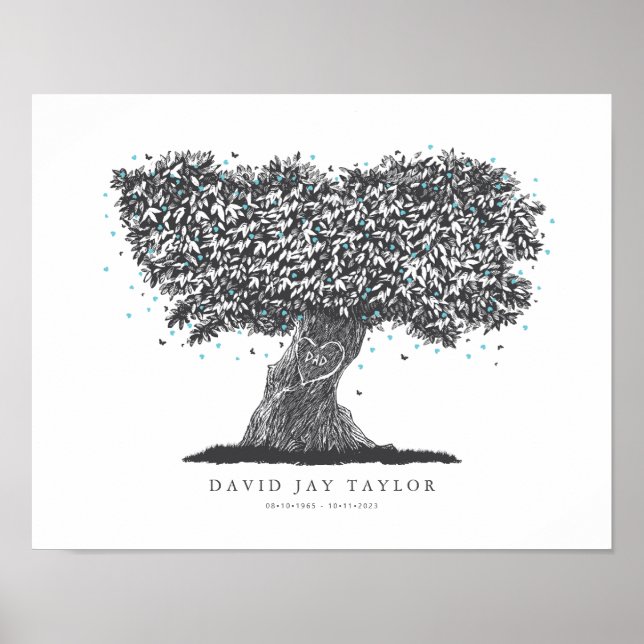 Poster Presente Memorial da Árvore da Vida pela Perda do  (Frente)