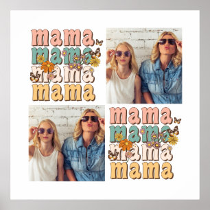 Poster Presente no Dia da Mãe Personalizado para Colagem