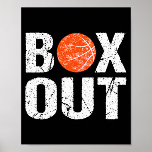 Poster Presente Novidade Frase Box Out Treinador de Basqu