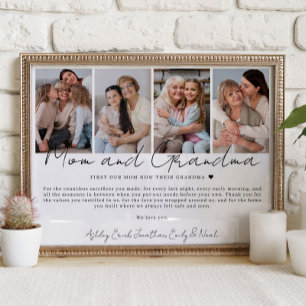 Poster Presente para a Mamãe e a Avó dos Filhos e Netos