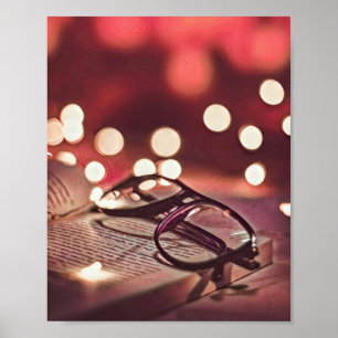 Poster Presente para amantes de livros
