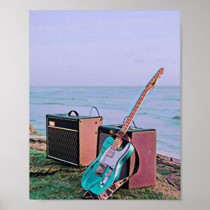 Poster Presente para amigo guitarrista