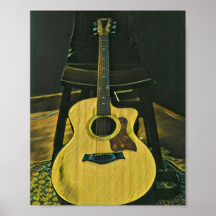 Poster Presente para amigo guitarrista