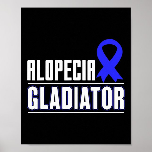Poster Presente para Doentes com Calvície Spot Alopecia A (Frente)
