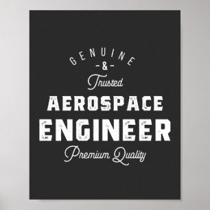 Poster Presente para Engenheiro Aeroespacial